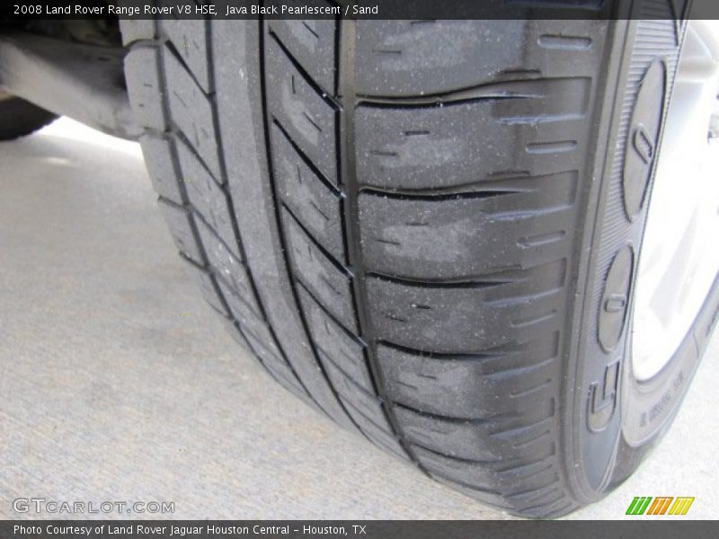 Java Black Pearlescent / Sand 2008 Land Rover Range Rover V8 HSE