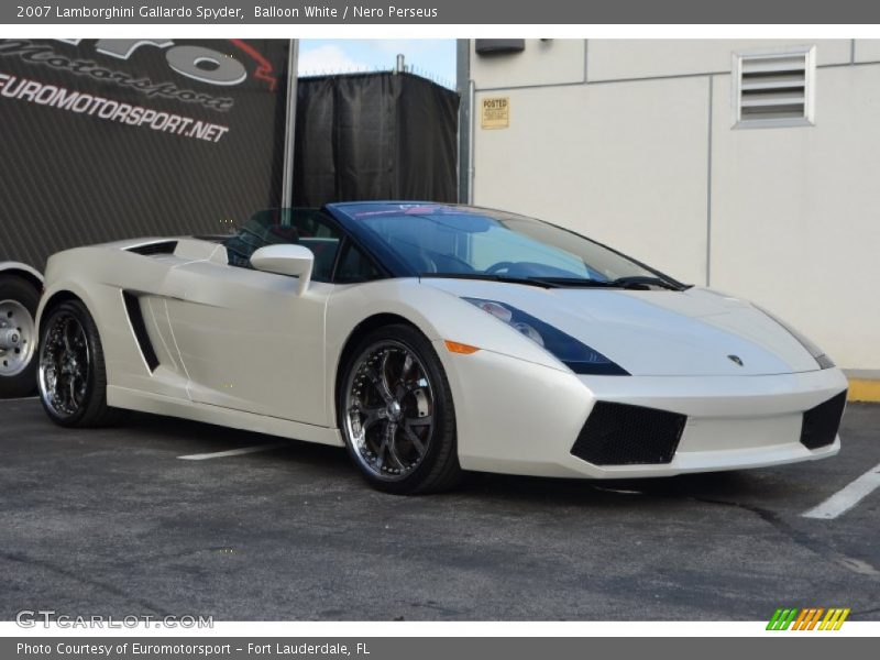 Balloon White / Nero Perseus 2007 Lamborghini Gallardo Spyder