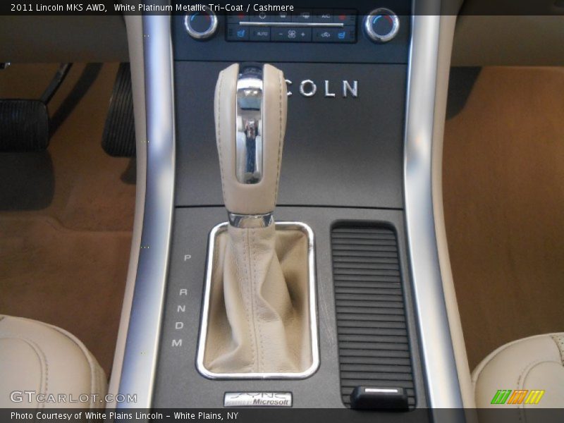 White Platinum Metallic Tri-Coat / Cashmere 2011 Lincoln MKS AWD