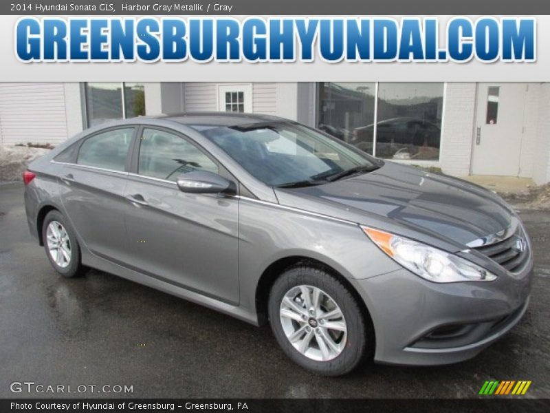 Harbor Gray Metallic / Gray 2014 Hyundai Sonata GLS