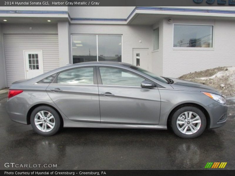 Harbor Gray Metallic / Gray 2014 Hyundai Sonata GLS