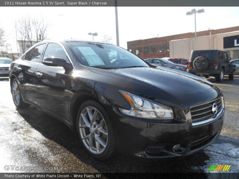 Super Black / Charcoal 2011 Nissan Maxima 3.5 SV Sport