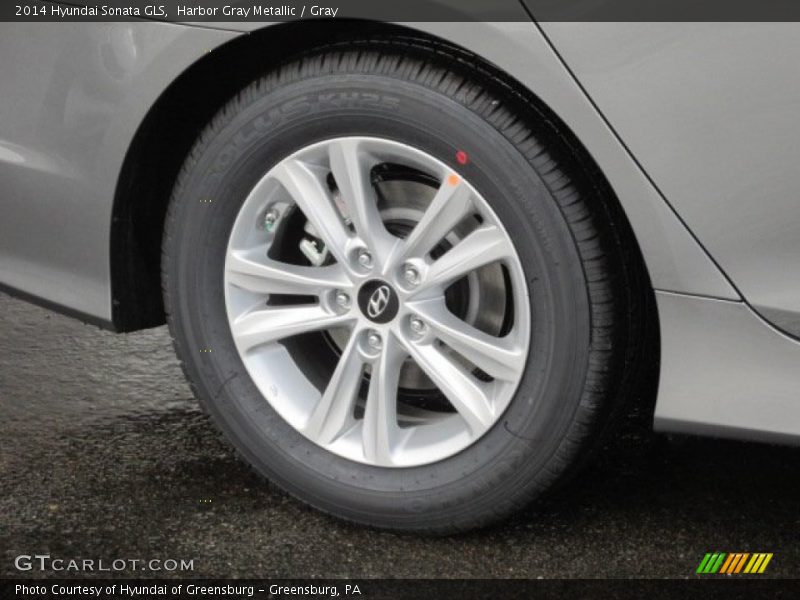 Harbor Gray Metallic / Gray 2014 Hyundai Sonata GLS