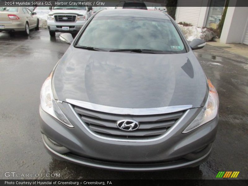 Harbor Gray Metallic / Gray 2014 Hyundai Sonata GLS