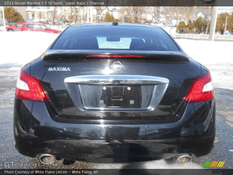 Super Black / Charcoal 2011 Nissan Maxima 3.5 SV Sport