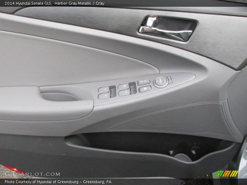 Harbor Gray Metallic / Gray 2014 Hyundai Sonata GLS
