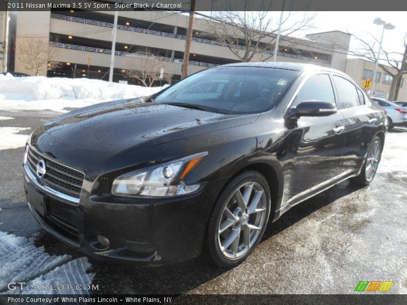 Super Black / Charcoal 2011 Nissan Maxima 3.5 SV Sport