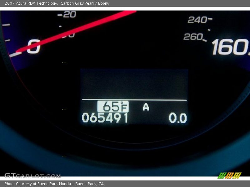 Carbon Gray Pearl / Ebony 2007 Acura RDX Technology