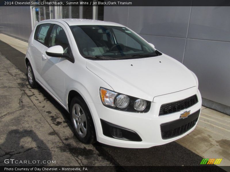 Front 3/4 View of 2014 Sonic LS Hatchback