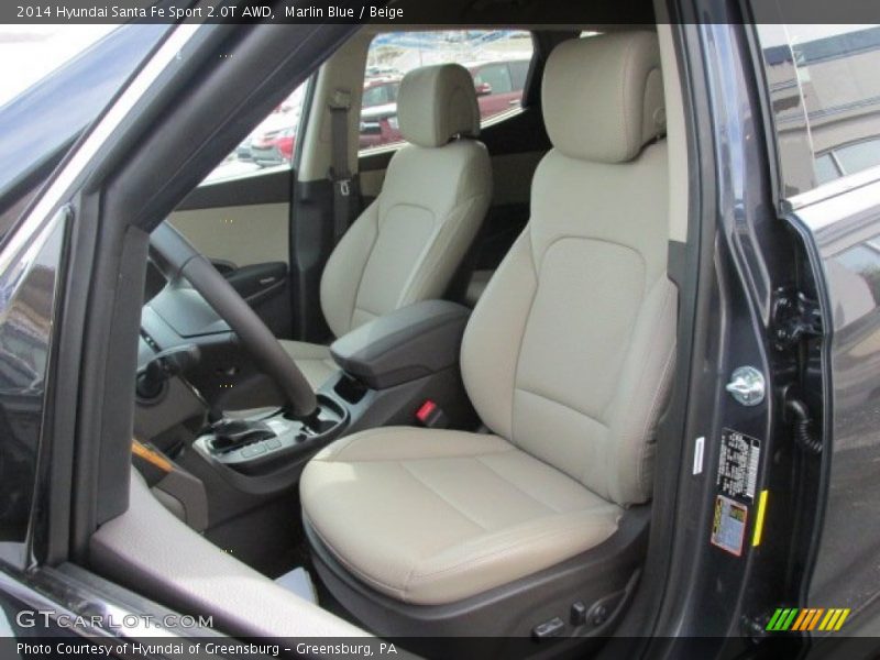 Front Seat of 2014 Santa Fe Sport 2.0T AWD