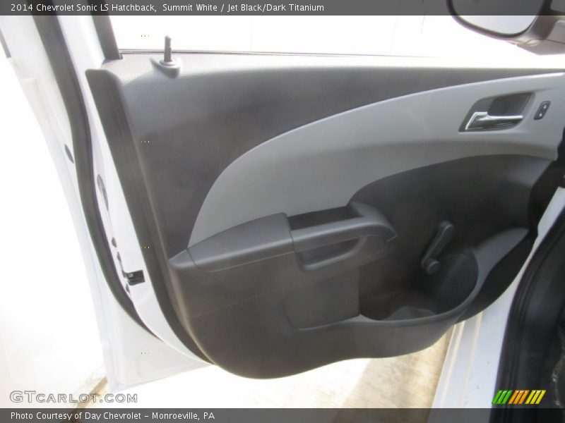 Summit White / Jet Black/Dark Titanium 2014 Chevrolet Sonic LS Hatchback