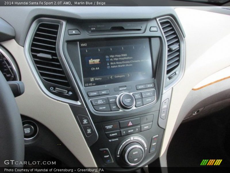 Controls of 2014 Santa Fe Sport 2.0T AWD