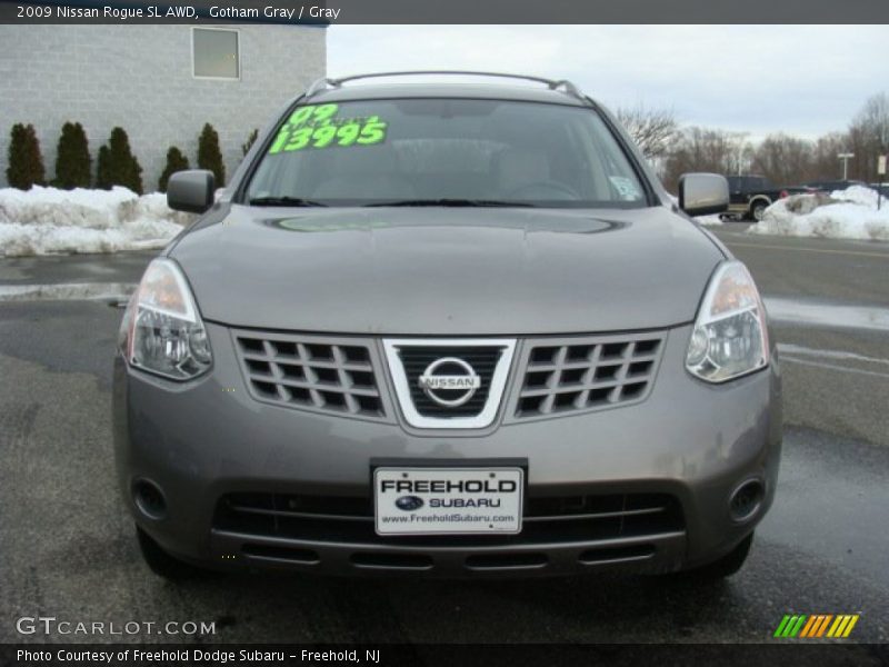Gotham Gray / Gray 2009 Nissan Rogue SL AWD