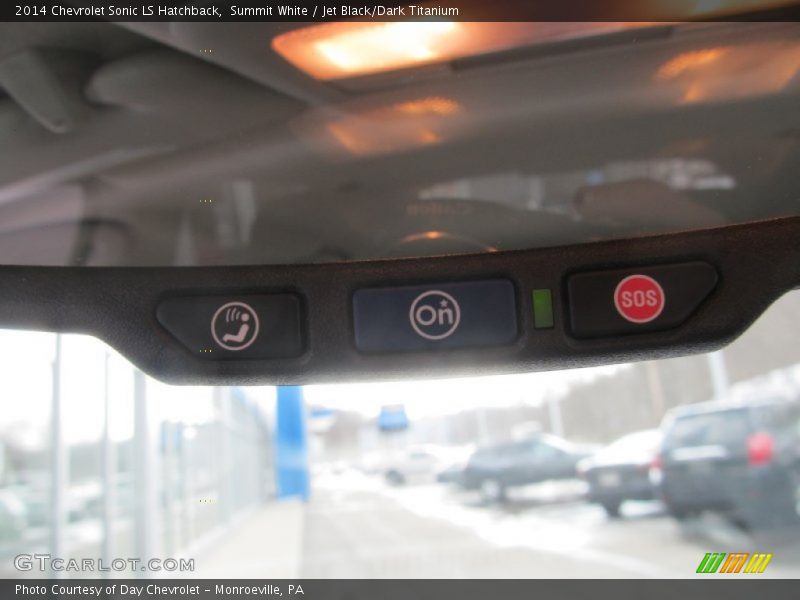 Summit White / Jet Black/Dark Titanium 2014 Chevrolet Sonic LS Hatchback