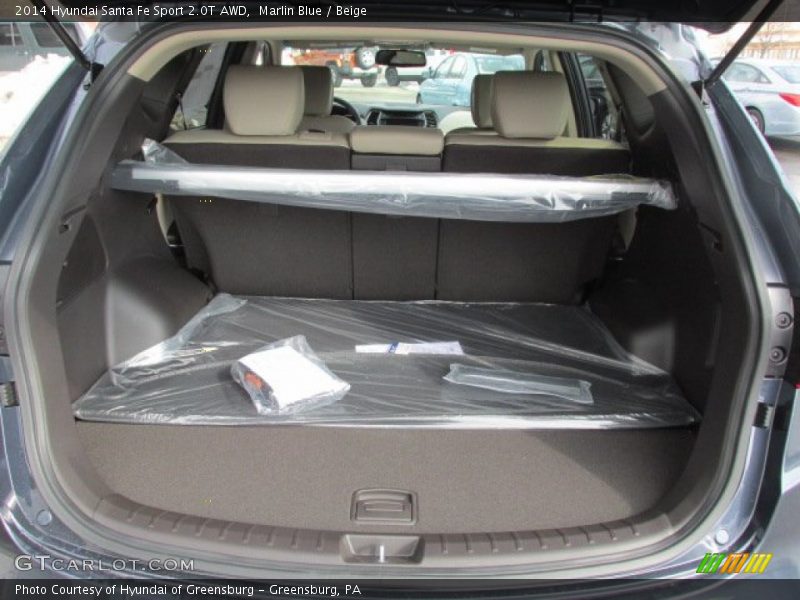  2014 Santa Fe Sport 2.0T AWD Trunk
