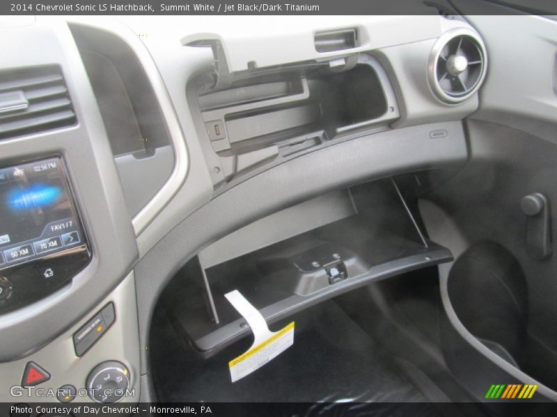 Summit White / Jet Black/Dark Titanium 2014 Chevrolet Sonic LS Hatchback