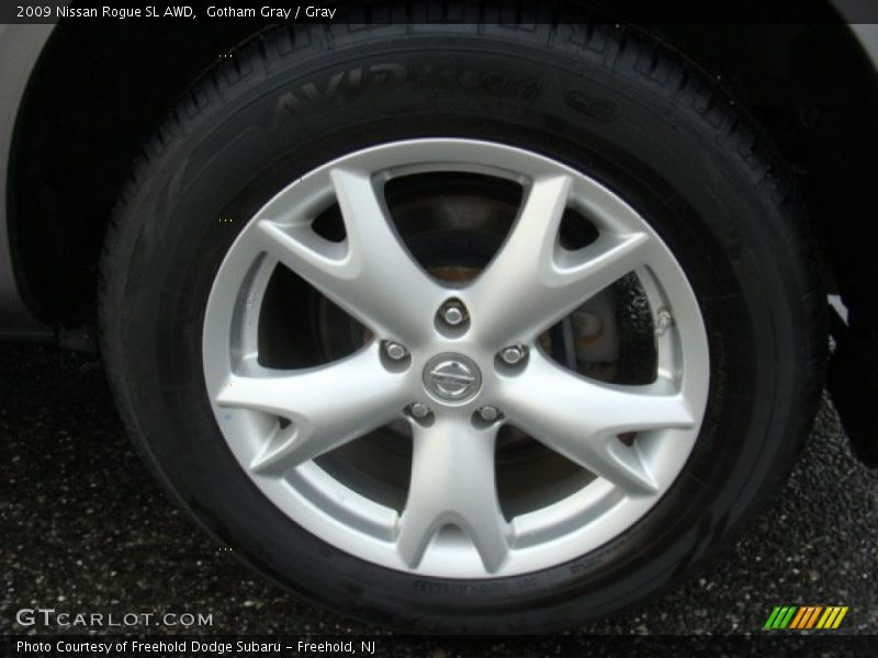 Gotham Gray / Gray 2009 Nissan Rogue SL AWD