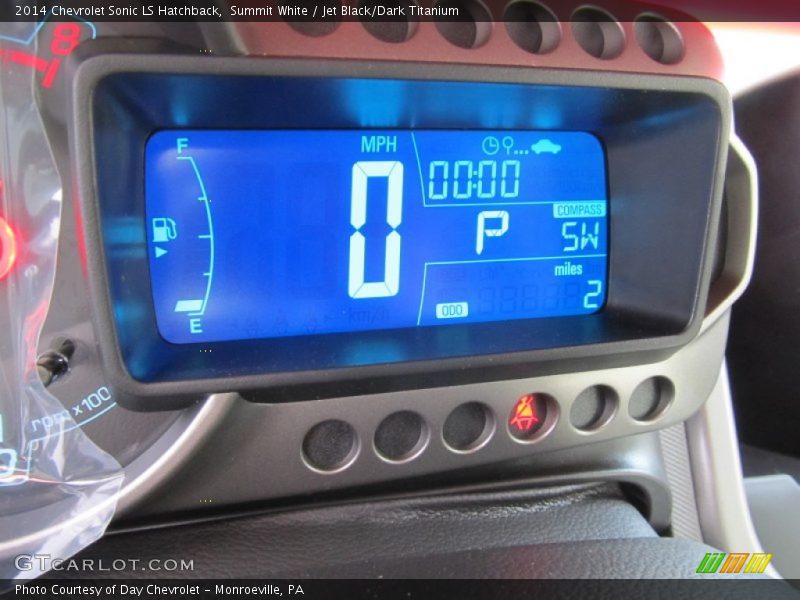 Summit White / Jet Black/Dark Titanium 2014 Chevrolet Sonic LS Hatchback