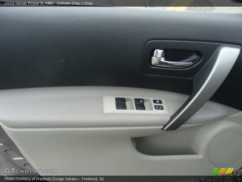 Gotham Gray / Gray 2009 Nissan Rogue SL AWD