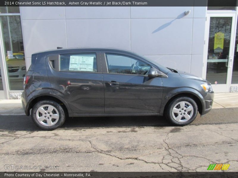 Ashen Gray Metallic / Jet Black/Dark Titanium 2014 Chevrolet Sonic LS Hatchback