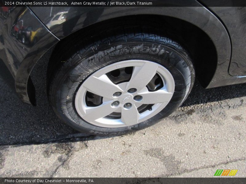 Ashen Gray Metallic / Jet Black/Dark Titanium 2014 Chevrolet Sonic LS Hatchback