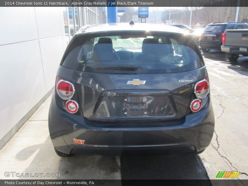 Ashen Gray Metallic / Jet Black/Dark Titanium 2014 Chevrolet Sonic LS Hatchback
