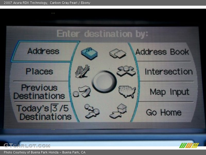 Carbon Gray Pearl / Ebony 2007 Acura RDX Technology