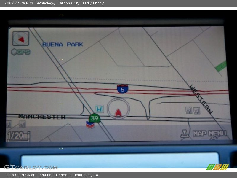 Carbon Gray Pearl / Ebony 2007 Acura RDX Technology