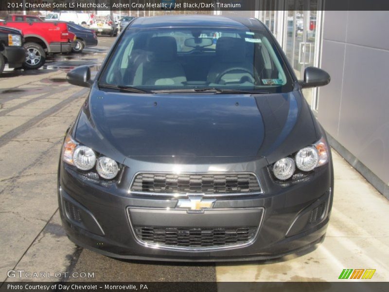 Ashen Gray Metallic / Jet Black/Dark Titanium 2014 Chevrolet Sonic LS Hatchback