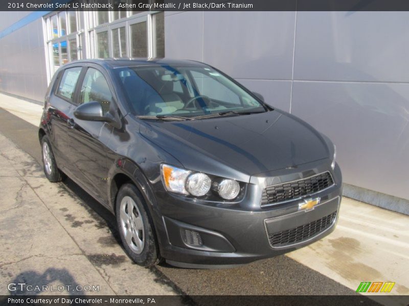 Ashen Gray Metallic / Jet Black/Dark Titanium 2014 Chevrolet Sonic LS Hatchback