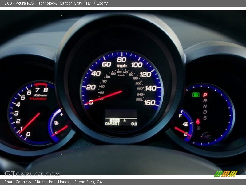 Carbon Gray Pearl / Ebony 2007 Acura RDX Technology