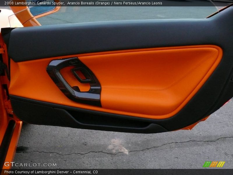  2008 Gallardo Spyder Nero Perseus/Arancio Leonis Interior