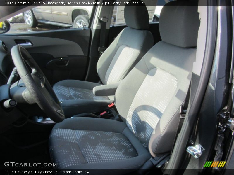 Ashen Gray Metallic / Jet Black/Dark Titanium 2014 Chevrolet Sonic LS Hatchback