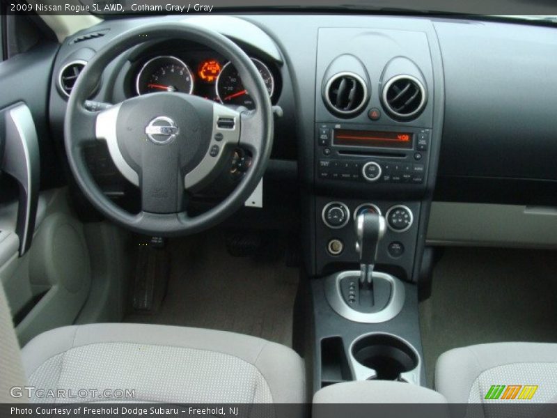 Gotham Gray / Gray 2009 Nissan Rogue SL AWD