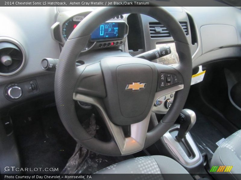 Ashen Gray Metallic / Jet Black/Dark Titanium 2014 Chevrolet Sonic LS Hatchback