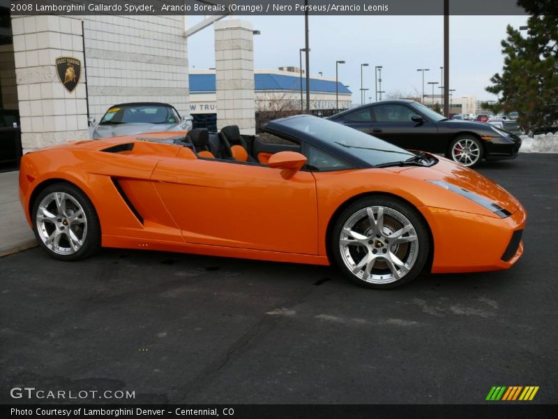 Arancio Borealis (Orange) / Nero Perseus/Arancio Leonis 2008 Lamborghini Gallardo Spyder