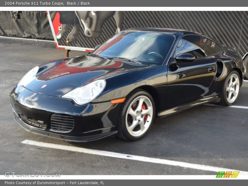Black / Black 2004 Porsche 911 Turbo Coupe