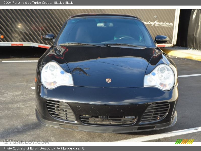 Black / Black 2004 Porsche 911 Turbo Coupe