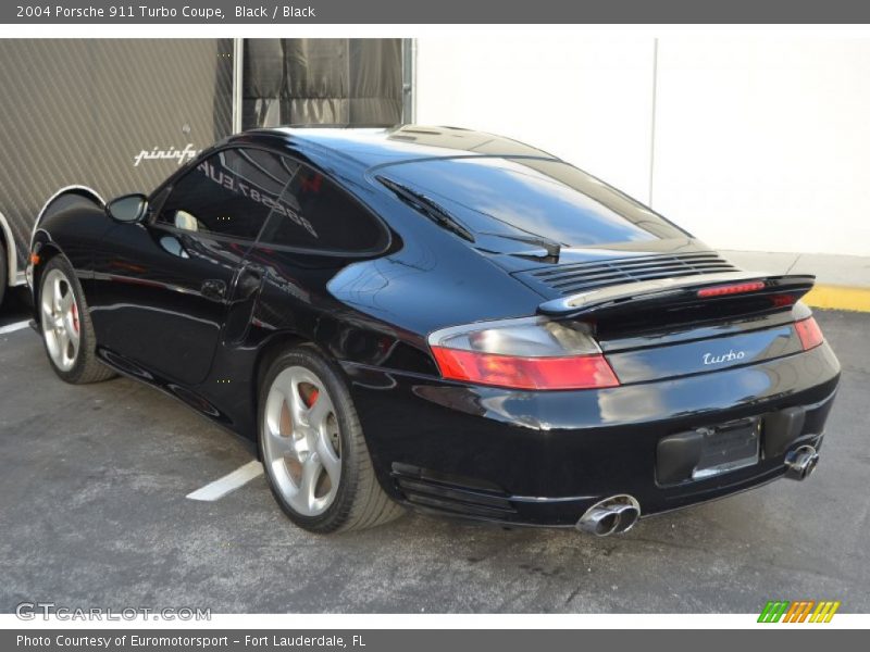 Black / Black 2004 Porsche 911 Turbo Coupe