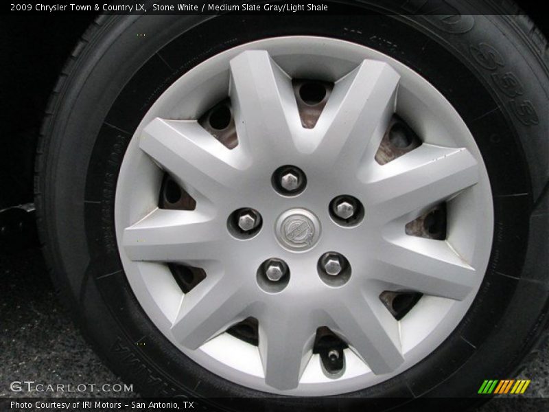 Stone White / Medium Slate Gray/Light Shale 2009 Chrysler Town & Country LX