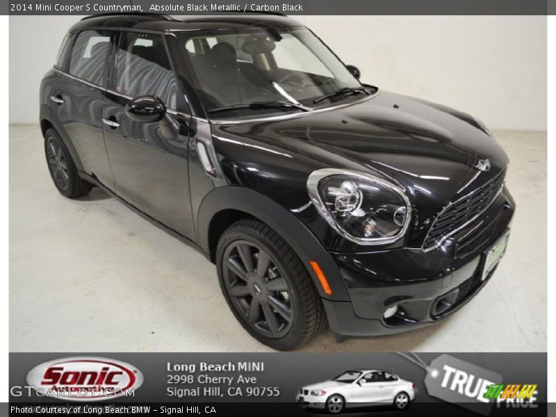 Absolute Black Metallic / Carbon Black 2014 Mini Cooper S Countryman
