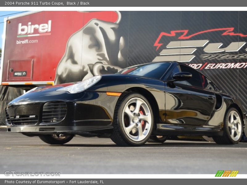 Black / Black 2004 Porsche 911 Turbo Coupe