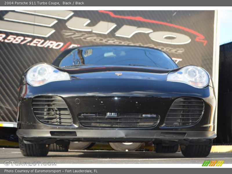 Black / Black 2004 Porsche 911 Turbo Coupe