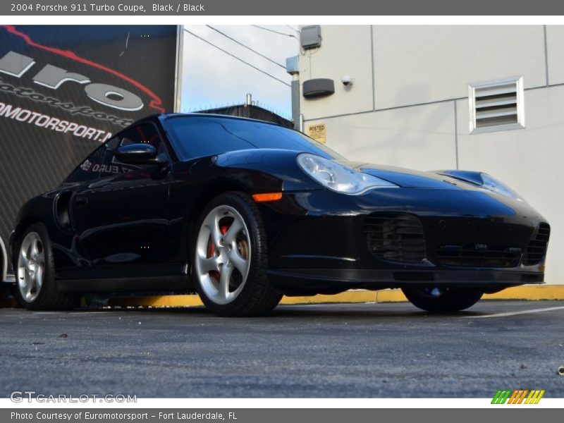 Black / Black 2004 Porsche 911 Turbo Coupe