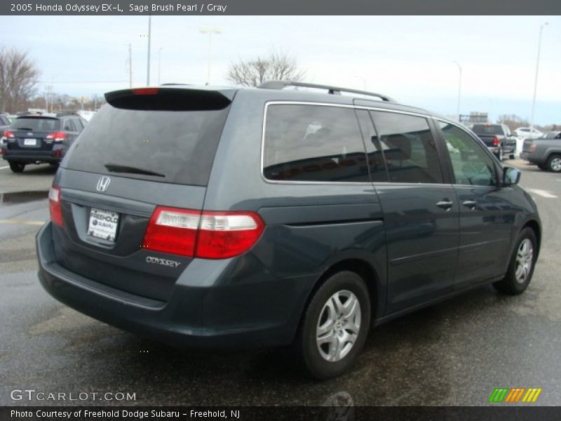 Sage Brush Pearl / Gray 2005 Honda Odyssey EX-L