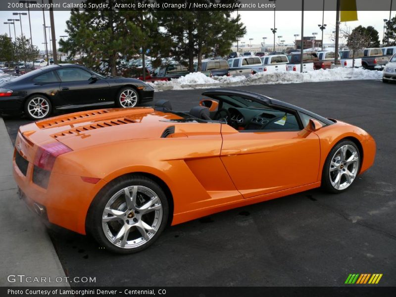 Arancio Borealis (Orange) / Nero Perseus/Arancio Leonis 2008 Lamborghini Gallardo Spyder