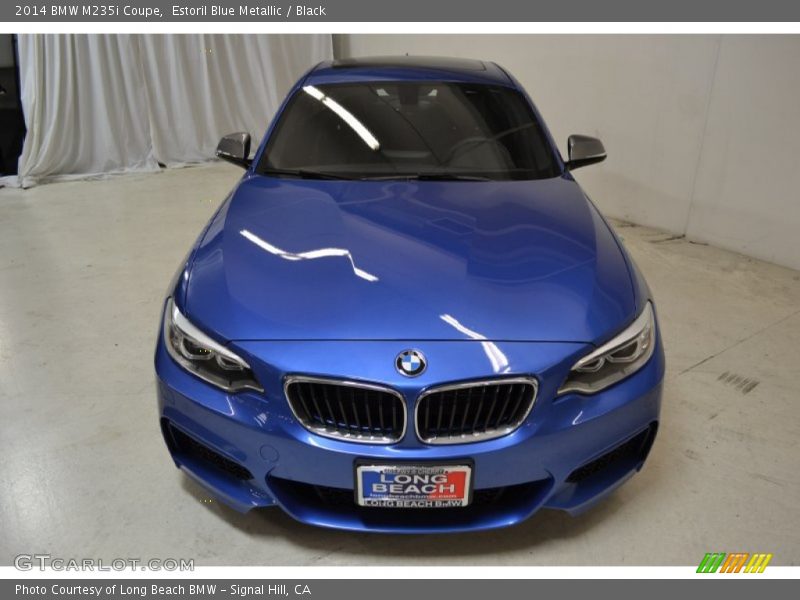 Estoril Blue Metallic / Black 2014 BMW M235i Coupe