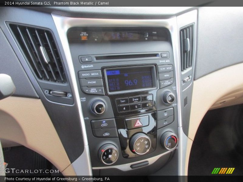 Phantom Black Metallic / Camel 2014 Hyundai Sonata GLS