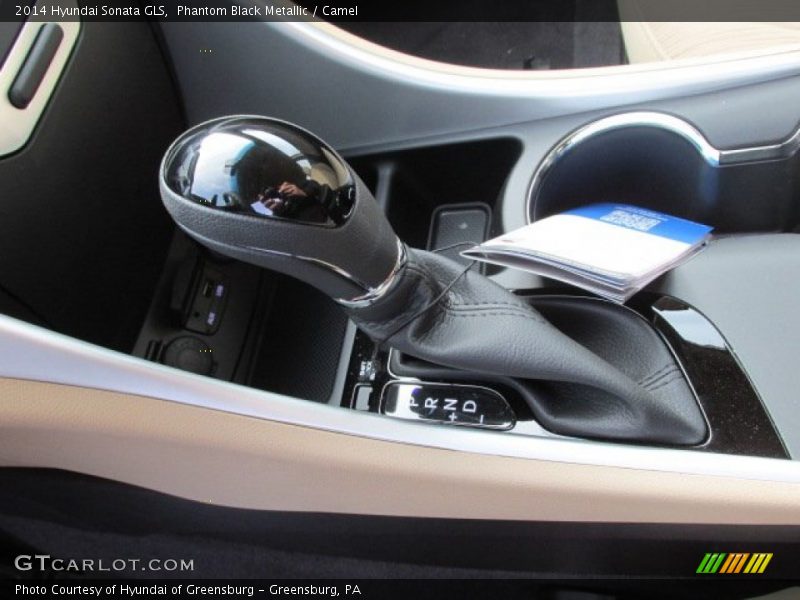 Phantom Black Metallic / Camel 2014 Hyundai Sonata GLS