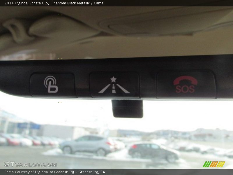 Phantom Black Metallic / Camel 2014 Hyundai Sonata GLS